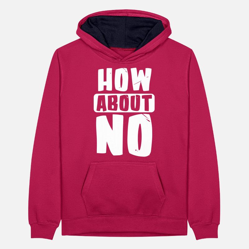 Que diriez-vous pas Sweat à capuche contrasté Ado