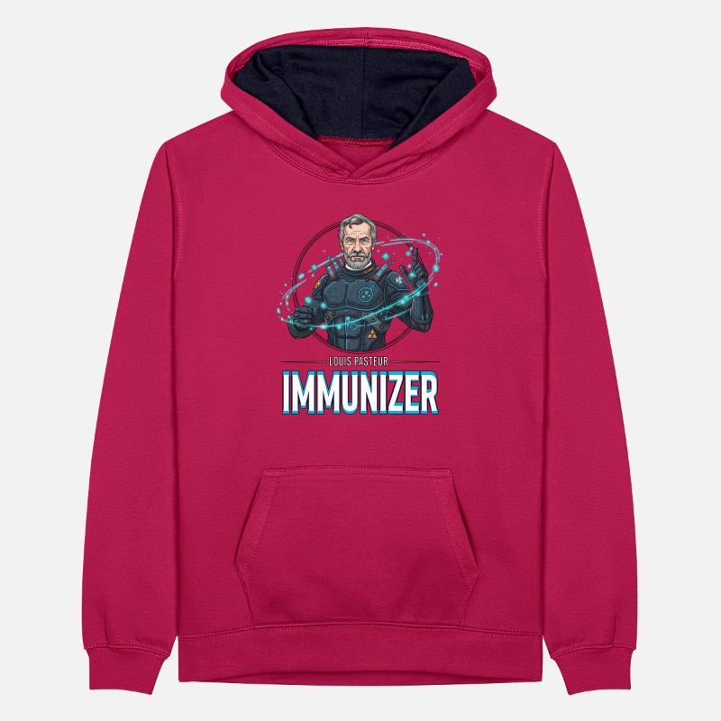Pasteur Immunizer Armor Sweat à capuche contrasté Ado