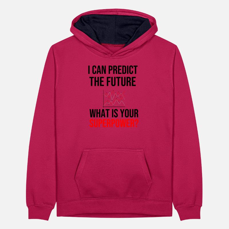 Data Scientist Geschenke | Big Data Data Science Teenager Kontrast-Hoodie