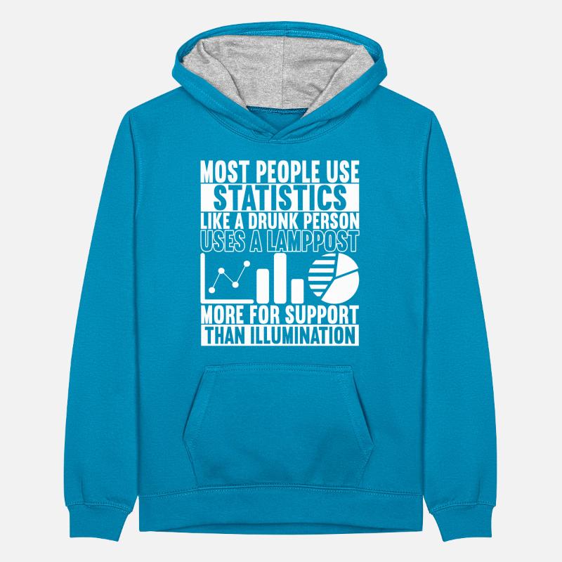 Data Scientist Data Analyst Teenager Contrast Hoodie