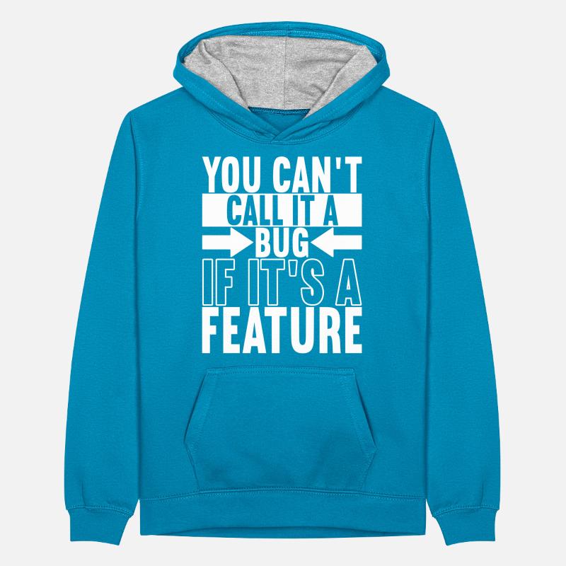 Programmer Computer Scientist Teenager Contrast Hoodie