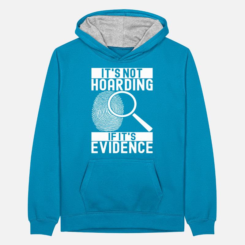 Forensik Forensiker Teenager Kontrast-Hoodie