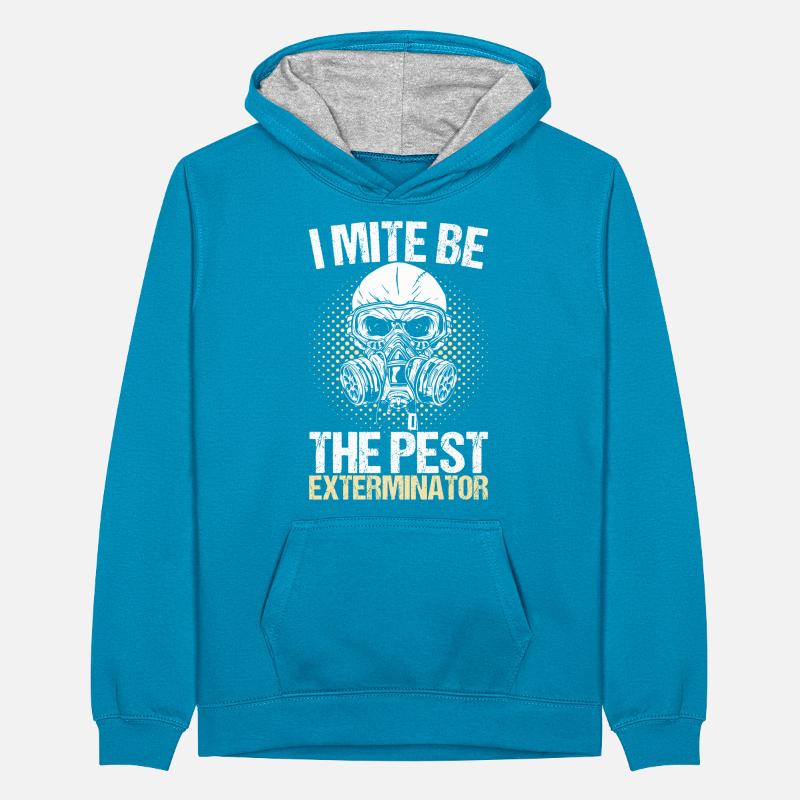 Schädlingsbekämpfung Kammerjäger Teenager Kontrast-Hoodie