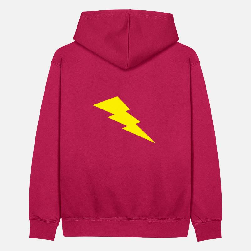 lightning Teenager Contrast Hoodie