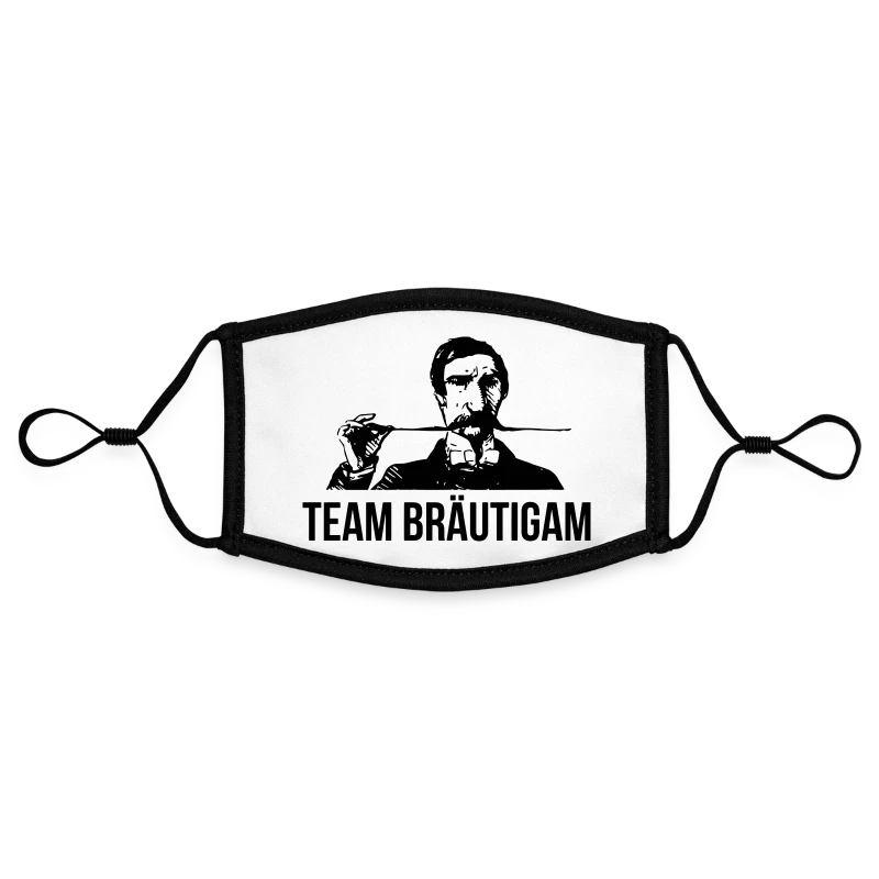 Team Bräutigam Gentleman - Kontrastmaske, einstellbar (Small)