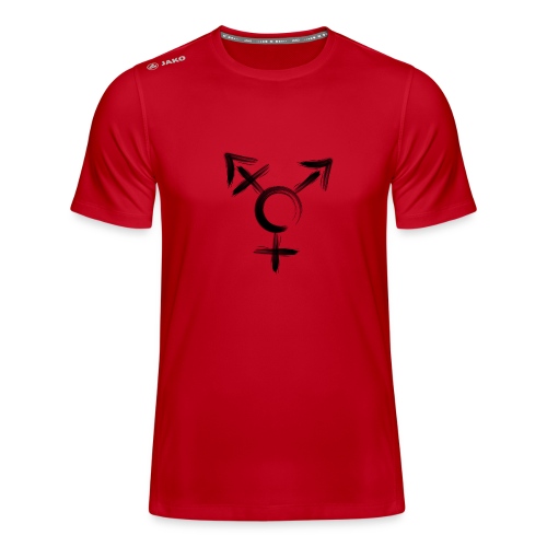 Symbol Transgender schwarz - JAKO Männer T-Shirt Run 2.0