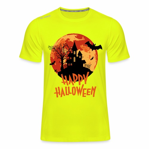 Bloodmoon Haunted House Halloween Design - JAKO Männer T-Shirt Run 2.0