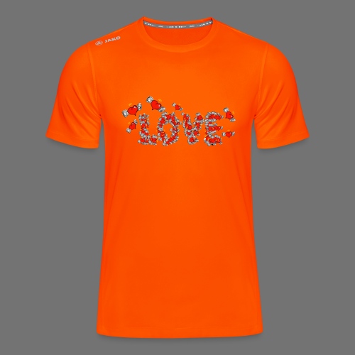 Flying Hearts LOVE - JAKO Men's T-Shirt Run 2.0