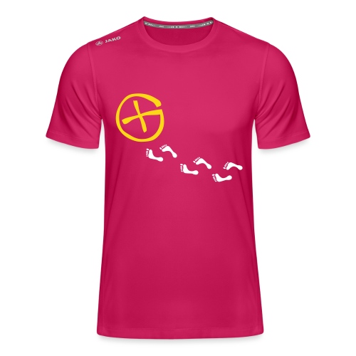 opencaching logo & footprints / 3 colors - JAKO Männer T-Shirt Run 2.0