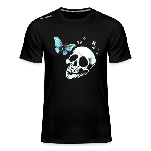 Totenkopf mit Schmetterling - JAKO Männer T-Shirt Run 2.0