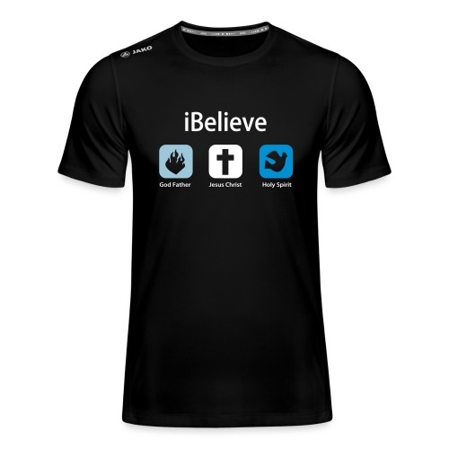 iBelieve - Jesus Shirt (UK) - JAKO Männer T-Shirt Run 2.0
