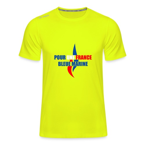 Pour une France Bleue Marine - T-shirt Run 2.0 JAKO Homme
