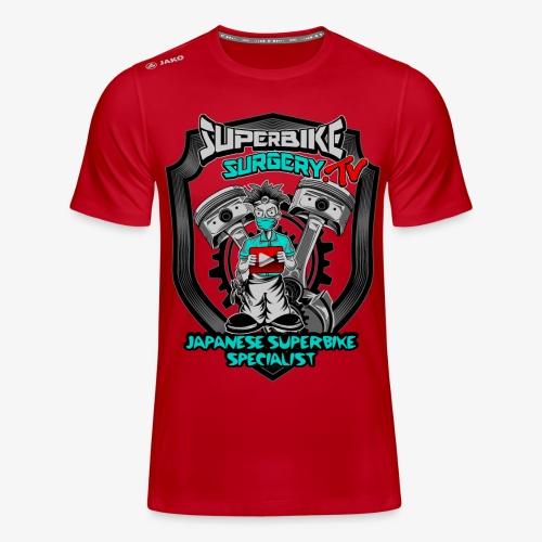 Superbike Surgery TV - JAKO Men's T-Shirt Run 2.0
