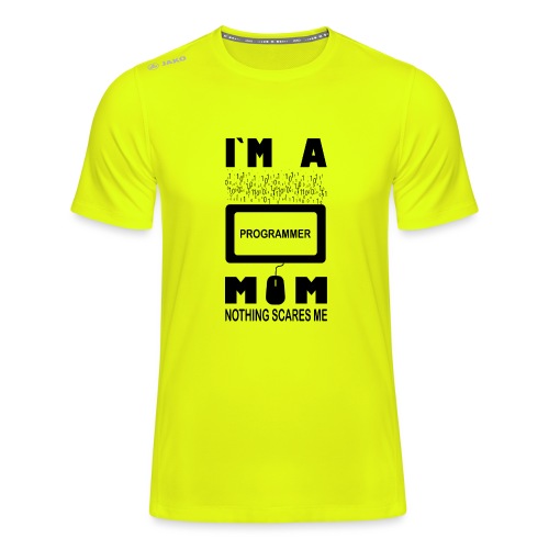 Je suis une maman programmeuse Rien ne me fait peur - T-shirt Run 2.0 JAKO Homme