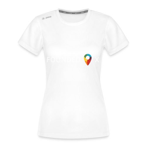 FoundedX logo white png - JAKO Woman's T-Shirt Run 2.0