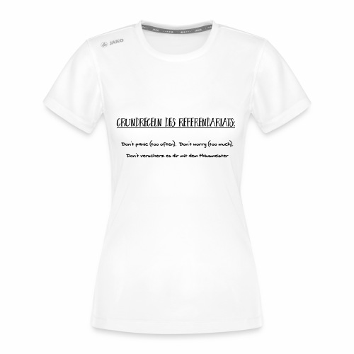 Grundregeln des Referendariats - JAKO Frauen T-Shirt Run 2.0