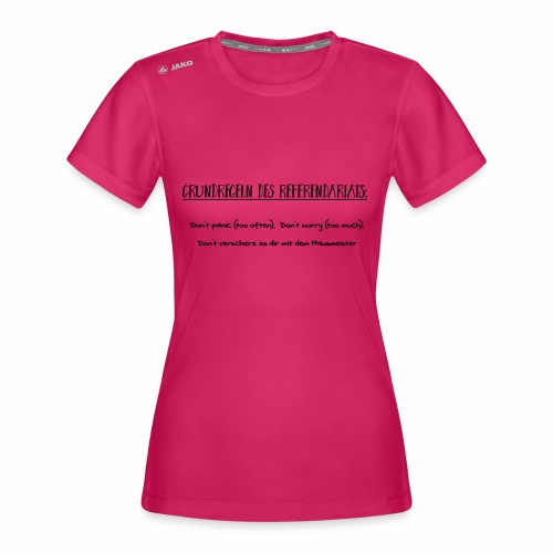 Grundregeln des Referendariats - JAKO Frauen T-Shirt Run 2.0