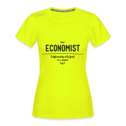 Bester Ökonom - wie ein Superheld - JAKO Frauen T-Shirt Run 2.0