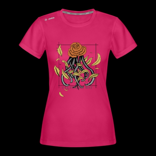 Rose octopus - T-shirt Run 2.0 JAKO Femme