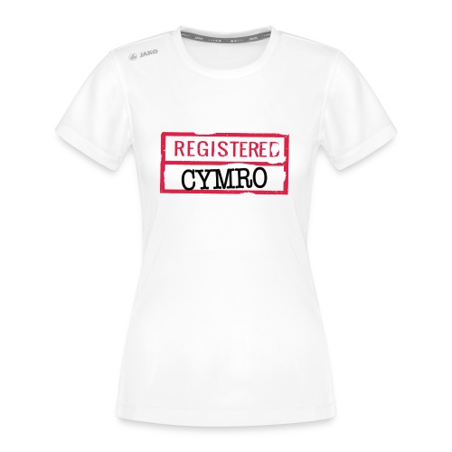 REGISTERED CYMRO - JAKO Woman's T-Shirt Run 2.0