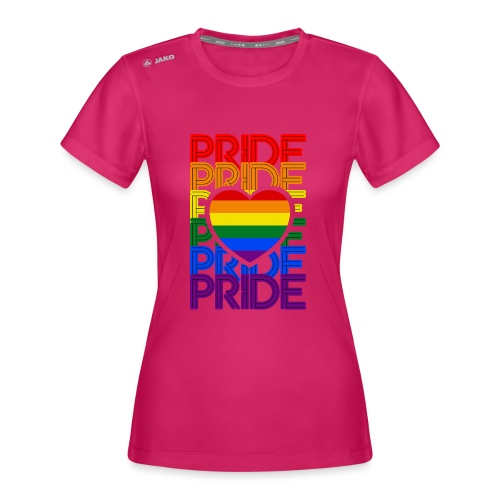 Pride Love Rainbow Heart - JAKO Frauen T-Shirt Run 2.0