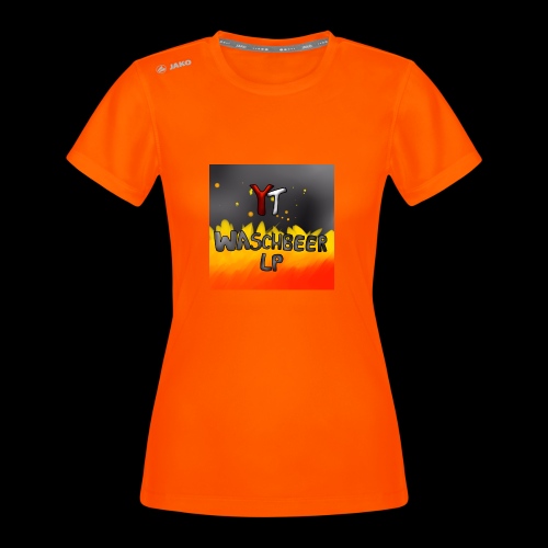 Waschbeer Design 2# Mit Flammen - JAKO Frauen T-Shirt Run 2.0
