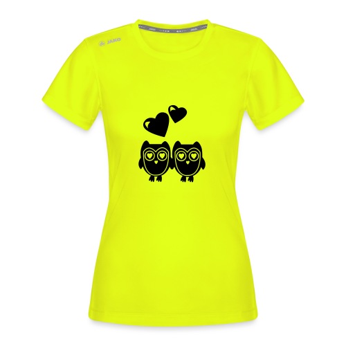 verliebte Eulen - JAKO Frauen T-Shirt Run 2.0