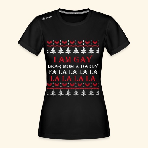 Gay Christmas sweater - Damska T-shirt JAKO Run 2.0