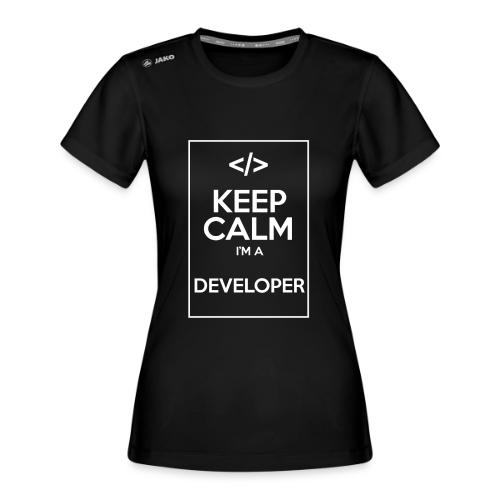 Keep Calm I'm a developer - JAKO Woman's T-Shirt Run 2.0