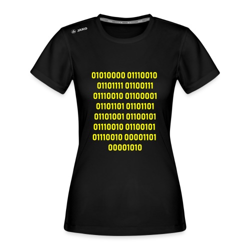 programmierer binärcode geschenk - JAKO Frauen T-Shirt Run 2.0