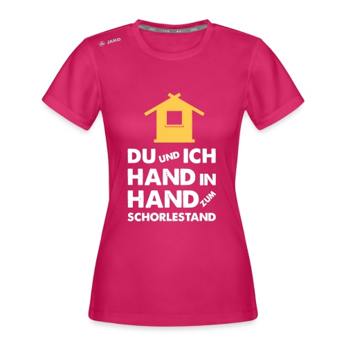 Hand in Hand zum Schorlestand / Gruppenshirt - JAKO Frauen T-Shirt Run 2.0
