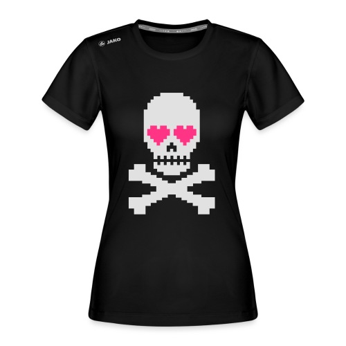 Skull Love - JAKO Vrouwen T-shirt Run 2.0