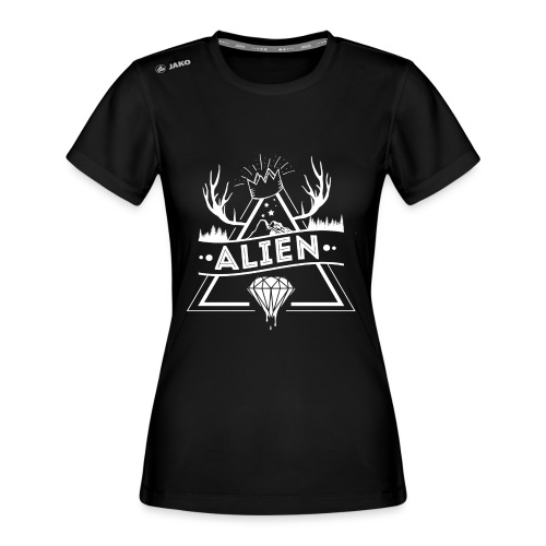 Alien - Hipster Logo Design - JAKO Run 2.0 T-skjorte for kvinner