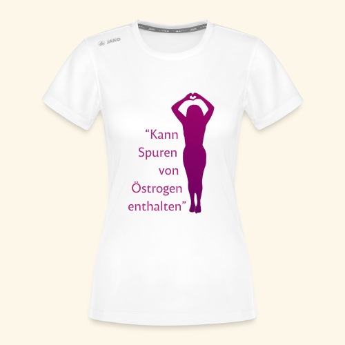 Kann Spuren von Östrogen enthalten - JAKO Frauen T-Shirt Run 2.0