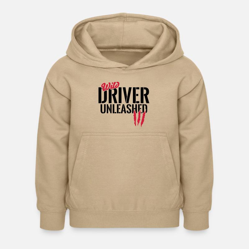 Cavalier sauvage déchaîné - Sweat à capuche Enfant - jaune sable