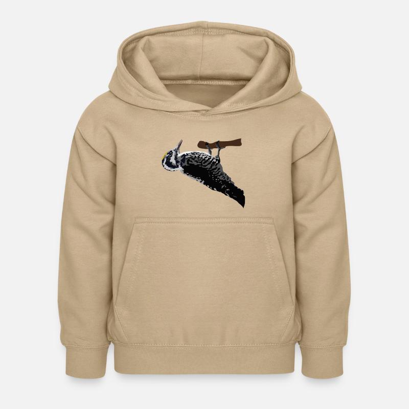 Dreizehenspecht - Kinder Hoodie - Sand