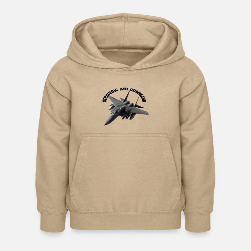 AVION - Sweat à capuche Enfant - jaune sable