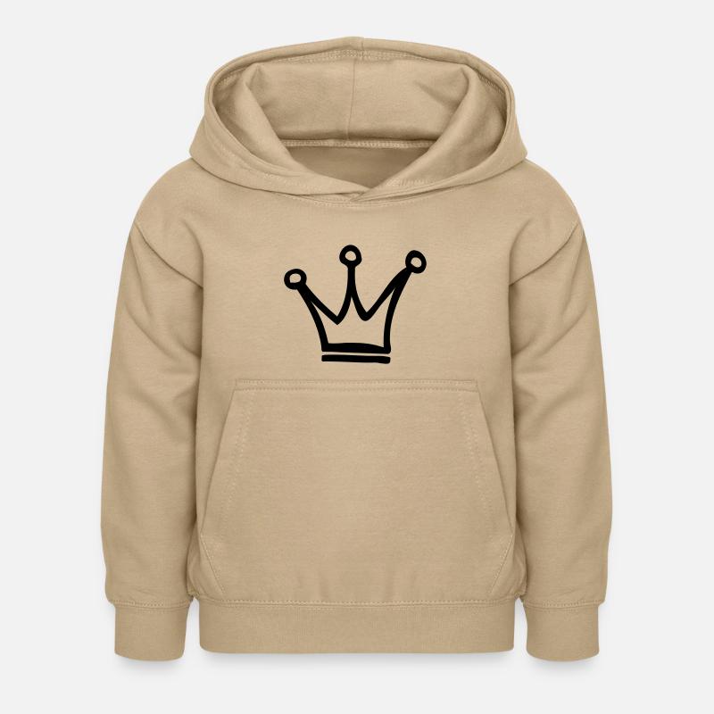 Krone - Kinder Hoodie - Sand