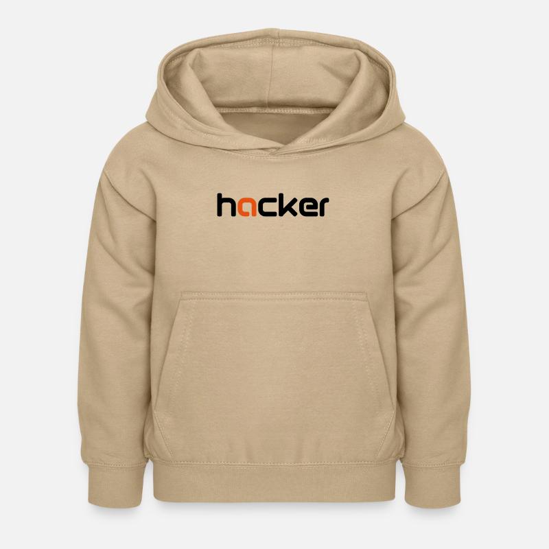 hacker - Kinder Hoodie - Sand