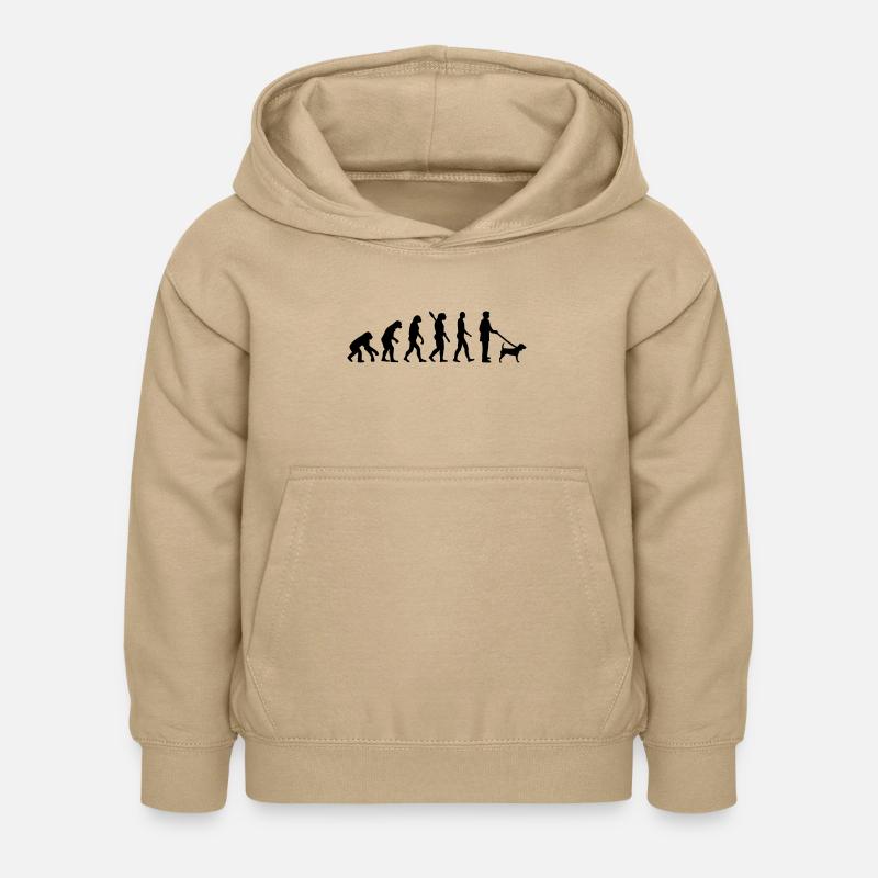 Beagle - Hoodie til børn - sand