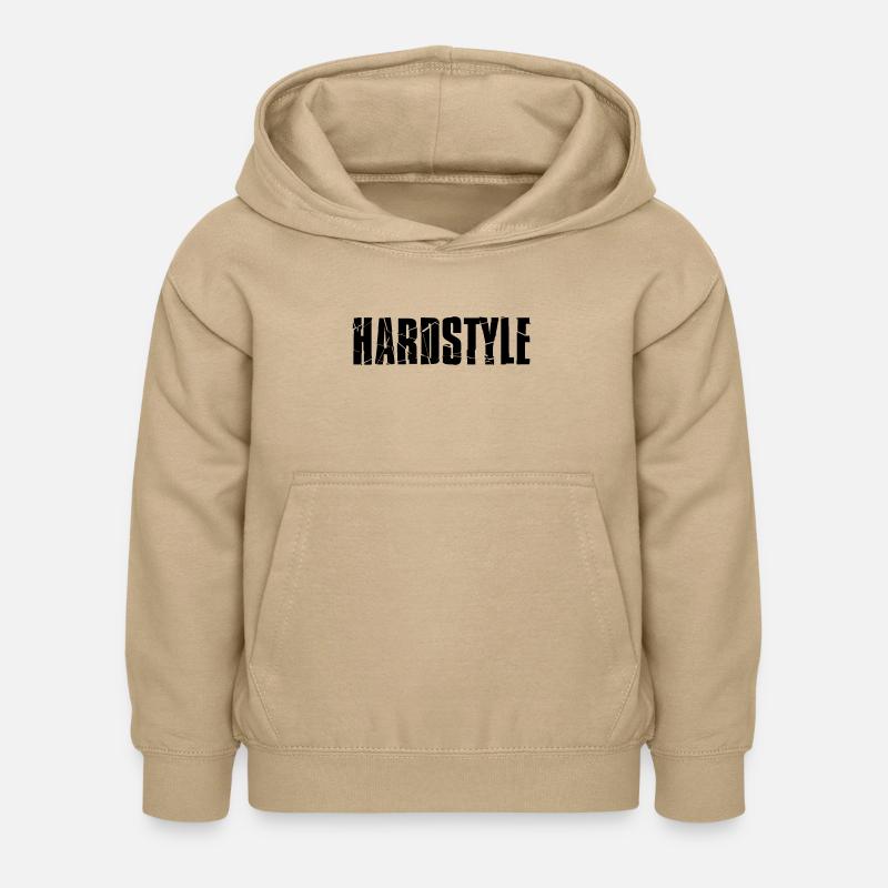 Hardstyle - Sweat à capuche Enfant - jaune sable