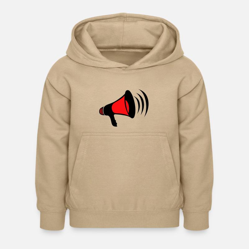 Megaphon - Kinder Hoodie - Sand