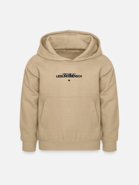 Lieblingsmensch - Kinder Hoodie - Sand