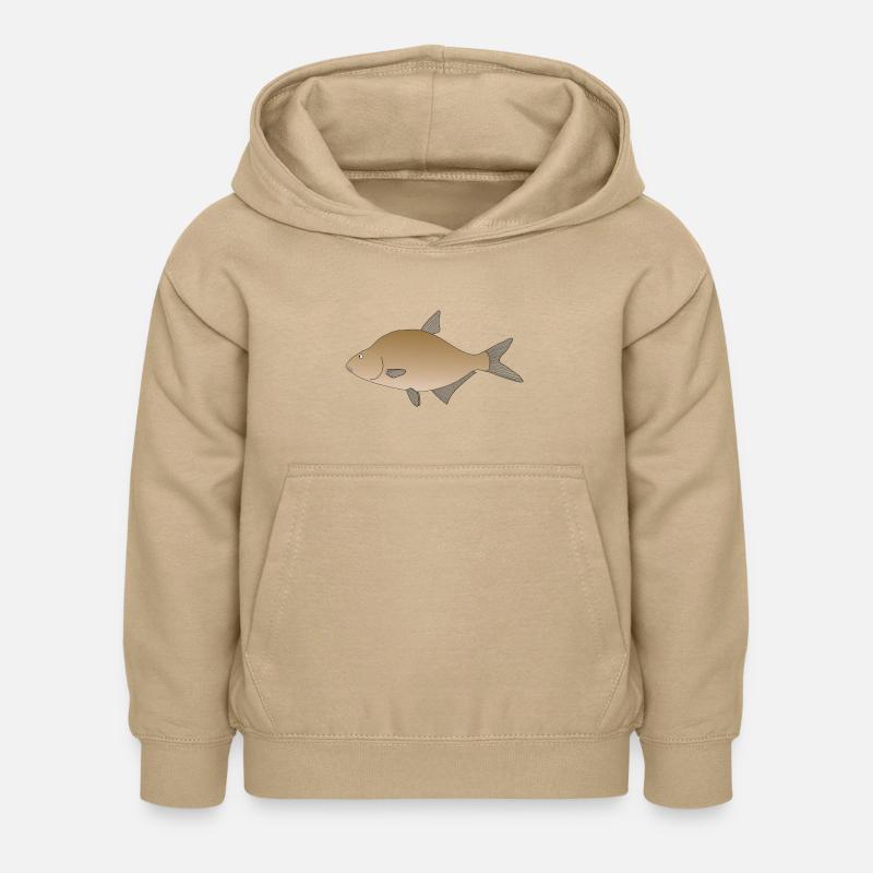 brème - Sweat à capuche Enfant - jaune sable