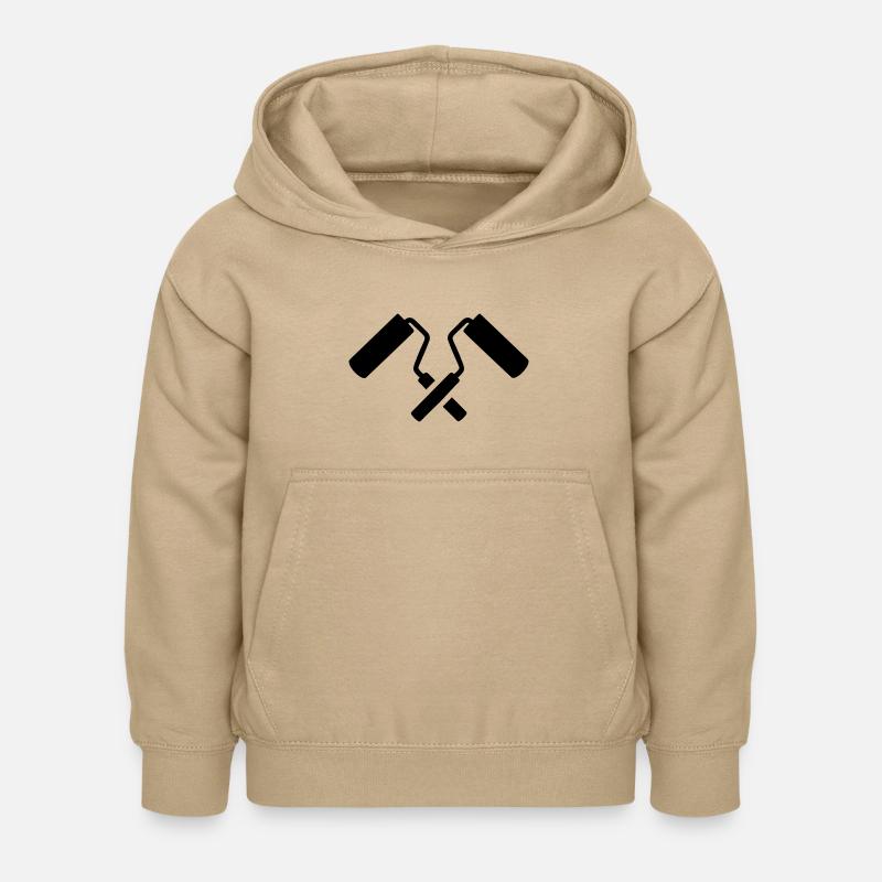 Peintre - Sweat à capuche Enfant - jaune sable