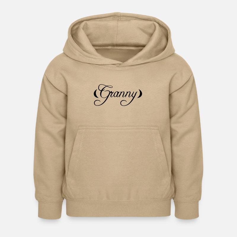 Granny Grandma - Sweat à capuche Enfant - jaune sable