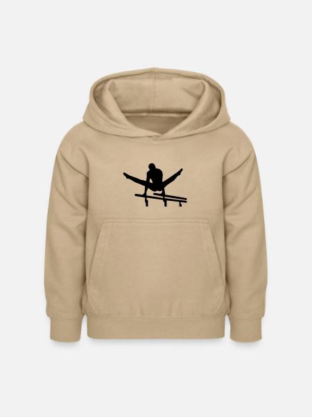 Turnen - Kinder Hoodie - Sand