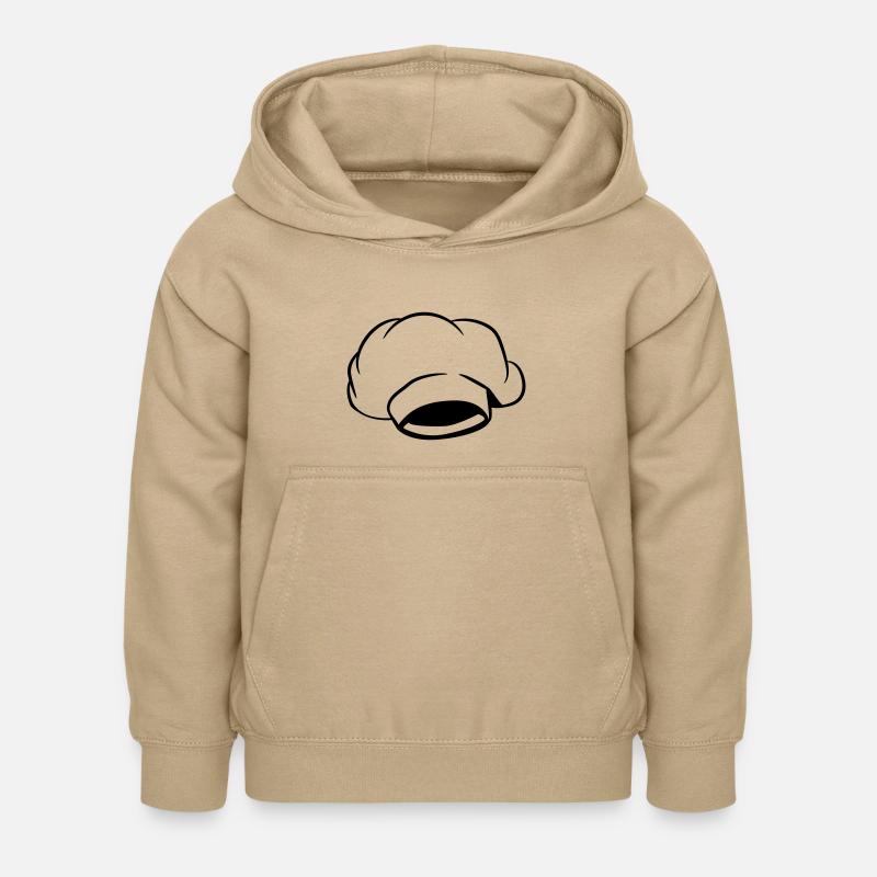 cuisinier chapeau de chef de cuisine - Sweat à capuche Enfant - jaune sable