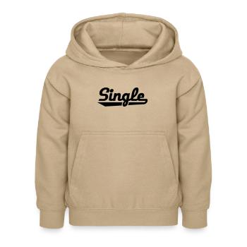 Single - Kinder Hoodie - Sand - Vorne - AI Model Kid Female (0cm)