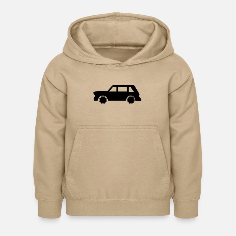 auto - Sweat à capuche Enfant - jaune sable